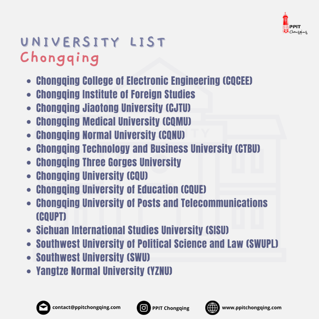 UNIVERSITY LIST – 1